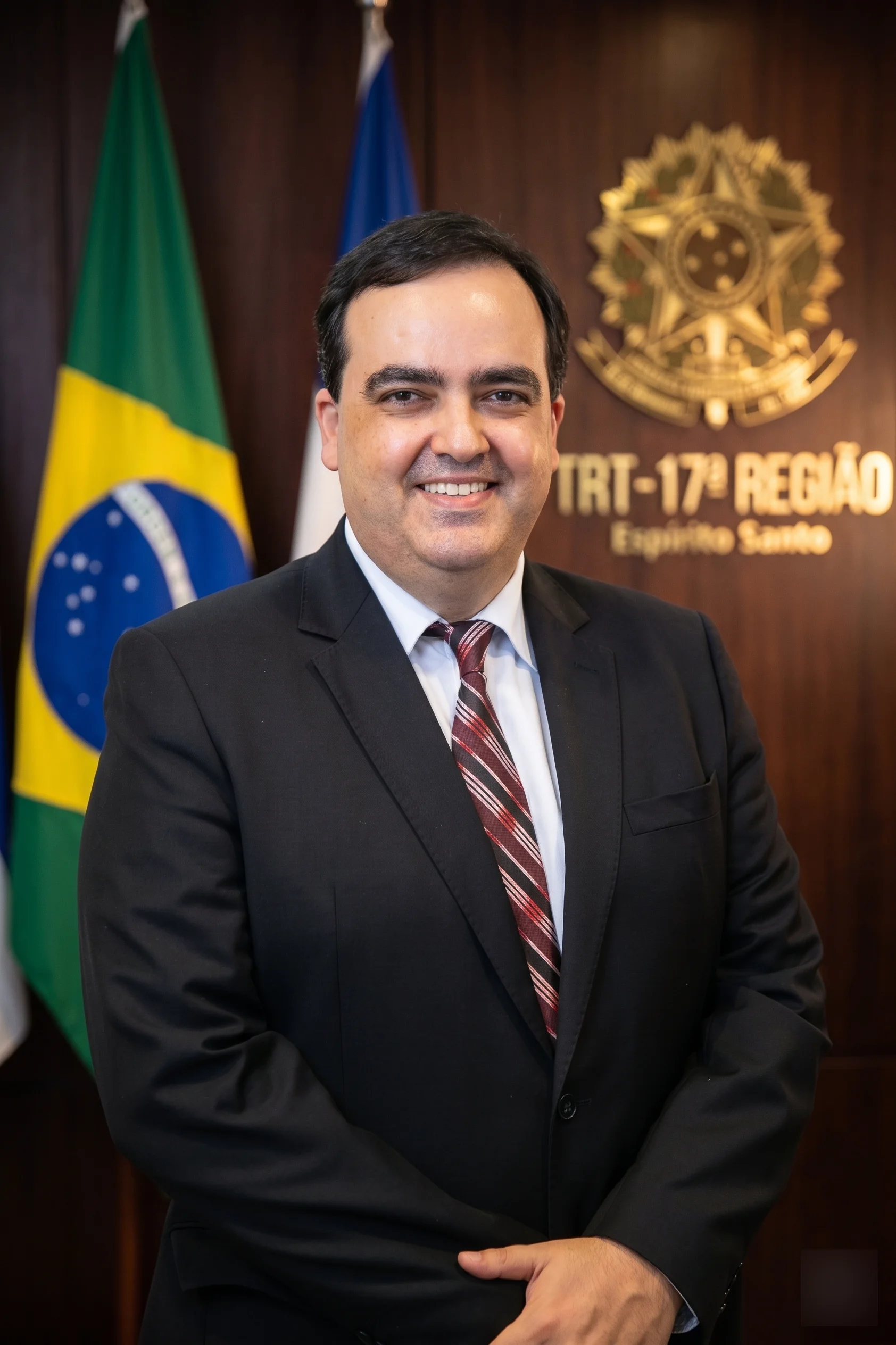 Juiz Xerxes Gusmão durante palestra sobre Direito do Trabalho